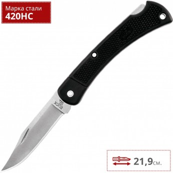 Нож BUCK 0110BKSLT FOLDING HUNTER LT